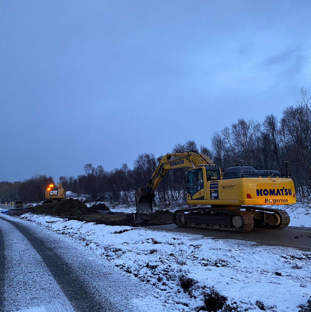 Graving på vei